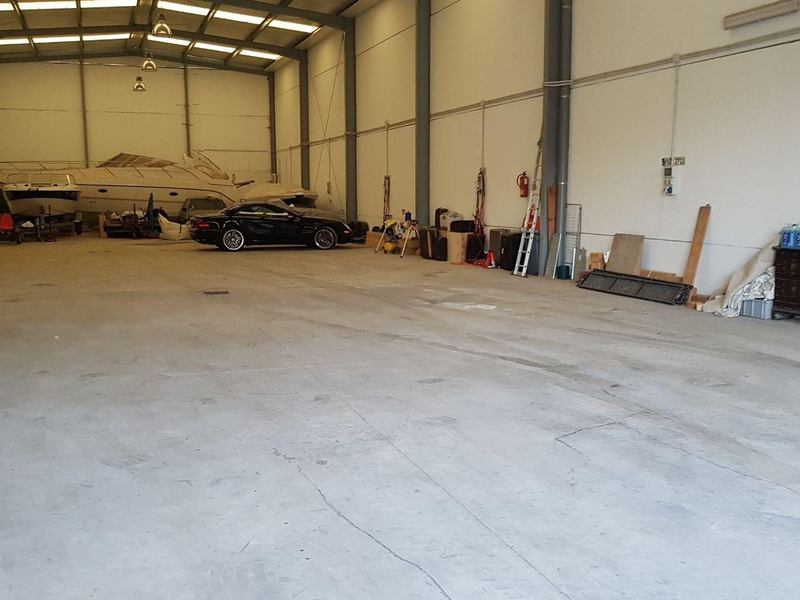 Warehouse located in the Estepona Industrial Park.